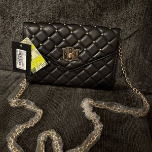 Black Quilted Chain Bag